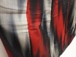 Photo3: 6903T14z800 Vintage Japanese Kimono Silk OMESHI Kasuri Black (3)
