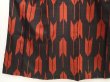 Photo4: 6903T15z630 Vintage Japanese Kimono Silk TSUMUGI Yagasuri Black (4)