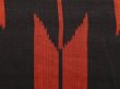 Photo6: 6903T15z630 Vintage Japanese Kimono Silk TSUMUGI Yagasuri Black (6)