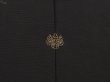 Photo5: 6909T01z670 Vintage Japanese Kimono Silk HAORI Chrysanthemum Black (5)