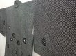 Photo2: 6909T03z480 Vintage Japanese Kimono Silk SHIBORI HAORI  Black (2)