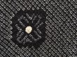 Photo3: 6909T03z480 Vintage Japanese Kimono Silk SHIBORI HAORI  Black (3)