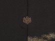 Photo5: 6909T07z550 Vintage Japanese Kimono Silk HAORI Mountain Black (5)