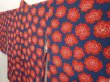 Photo2: 6909T10z520 Vintage Japanese Kimono Silk HAORI Rose Navy (2)