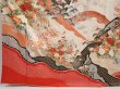 Photo6: 6909T11z1210 Vintage Japanese Kimono Silk FURISODE Flowers Off-white (6)