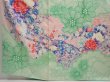 Photo6: 6909T13z1160 Vintage Japanese Kimono Silk FURISODE Peony Pistachio green (6)