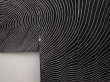 Photo3: 6910T03z560 Vintage Japanese Kimono Silk SHIBORI HAORI  Black (3)