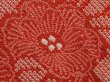 Photo4: 6910T06z590 Vintage Japanese Kimono Silk SHIBORI HAORI Flower Red-Pink (4)