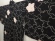 Photo2: 6910T09z430 Vintage Japanese Kimono Silk HAORI Maple Black (2)