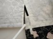 Photo8: 6910T09z430 Vintage Japanese Kimono Silk HAORI Maple Black (8)