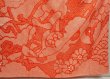 Photo7: 6910T11z1190 Vintage Japanese Kimono Silk FURISODE Royal cart Tomato red (7)