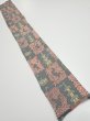 Photo5: 2V08z40  Japanese Kimono Silk  FABRIC Temple Green-Gray 56.7x7.1 (5)