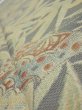Photo4: 2R03z60  Japanese Kimono Silk TSUMUGI FABRIC Butterfly Navy-Gray 59.4x14.6 (4)
