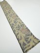Photo5: 2R07z30  Japanese Kimono Silk TSUMUGI FABRIC Butterfly Navy-Gray 53.5x7.5 (5)