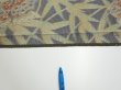 Photo6: 2R08z30  Japanese Kimono Silk TSUMUGI FABRIC Butterfly Navy-Gray 53.5x7.3 (6)