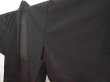 Photo2: 6915T01z270 Vintage Japanese Kimono Silk See through HAORI Stream Black (2)