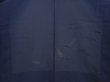 Photo3: 6915T02z240 Vintage Japanese Kimono Silk See through HAORI Plants Navy (3)