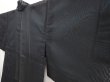 Photo2: 6915T03z210 Vintage Japanese Kimono Silk See through HAORI Plain Black (2)