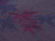 Photo4: 6915T05z270 Vintage Japanese Kimono Silk See through HAORI Maple (4)