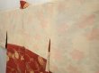 Photo7: 6915T08z520 Vintage Japanese Kimono Silk HAORI Chrysanthemum Red-Brown (7)