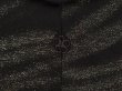 Photo5: 6915T10z700 Vintage Japanese Kimono Silk HAORI Wave Black (5)
