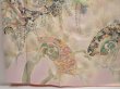 Photo6: 6915T12z1070 Vintage Japanese Kimono Silk FURISODE Crane Light purple (6)