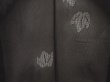 Photo3: 6916T01z330 Vintage Japanese Kimono Silk See through HAORI Ivy Black (3)