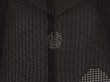 Photo5: 6916T01z330 Vintage Japanese Kimono Silk See through HAORI Ivy Black (5)