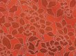 Photo4: 6916T04z560 Vintage Japanese Kimono Silk HAORI Flower Dark salmon (4)