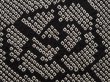 Photo4: 6916T05z460 Vintage Japanese Kimono Silk SHIBORI HAORI Flower Black (4)