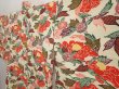 Photo2: 6916T06z520 Vintage Japanese Kimono Silk HAORI Camellia Light cream (2)