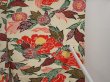 Photo5: 6916T06z520 Vintage Japanese Kimono Silk HAORI Camellia Light cream (5)