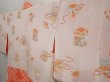 Photo7: 6916T07z640 Vintage Japanese Kimono Silk SHIBORI HAORI  Orangered (7)