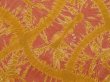 Photo4: 6916T08z520 Vintage Japanese Kimono Silk HAORI  Dark coral (4)