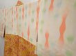 Photo7: 6916T08z520 Vintage Japanese Kimono Silk HAORI  Dark coral (7)