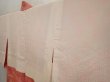 Photo7: 6916T10z420 Vintage Japanese Kimono Silk SHIBORI HAORI Flower Red-Pink (7)