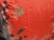 Photo8: 6916T11z1150  Japanese Kimono Silk FURISODE Folding fan Red (8)