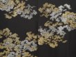 Photo3: 6917T01z640 Vintage Japanese Kimono Silk HAORI Cloud Black (3)