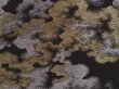 Photo4: 6917T01z640 Vintage Japanese Kimono Silk HAORI Cloud Black (4)