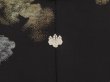 Photo5: 6917T01z640 Vintage Japanese Kimono Silk HAORI Cloud Black (5)