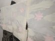 Photo7: 6917T02z550 Vintage Japanese Kimono Silk SHIBORI HAORI Chrysanthemum Black (7)