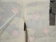 Photo8: 6917T02z550 Vintage Japanese Kimono Silk SHIBORI HAORI Chrysanthemum Black (8)