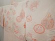 Photo8: 6917T04z620  Japanese Kimono Silk SHIBORI HAORI Chrysanthemum Light pink (8)