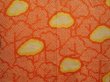 Photo3: 6917T06z450 Vintage Japanese Kimono Silk SHIBORI HAORI  Dark orange (3)
