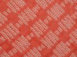 Photo4: 6917T08z480 Vintage Japanese Kimono Silk SHIBORI HAORI  Coral pink (4)