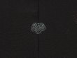 Photo5: 6917T09z620 Vintage Japanese Kimono Silk HAORI Rose Black (5)