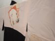 Photo2: 6917T10z590 Vintage Japanese Kimono Silk HAORI Folding fan Black (2)
