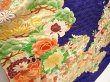 Photo3: 6917T11z1280 Vintage Japanese Kimono Silk FURISODE Flowers Dark lavender blue (3)