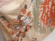 Photo3: 6917T13z1180  Japanese Kimono Silk FURISODE Folding fan Dark coral (3)