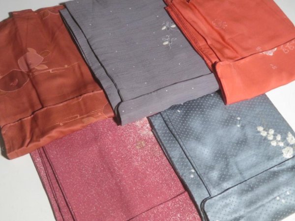 Photo2: 10HG4z14  Japanese Kimono Silk HAORI 25pcs FREE SHIPPING (2)